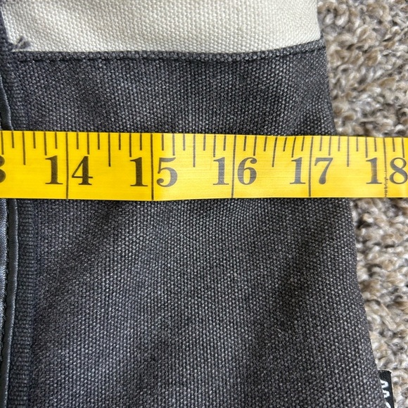 Wxnow black and beige thick quality denim canvas tote - Picture 6 of 10